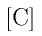 \rm{[C]}