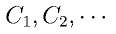 C_1, C_2, \cdots