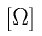 \rm{ [\Omega]}