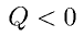 Q<0